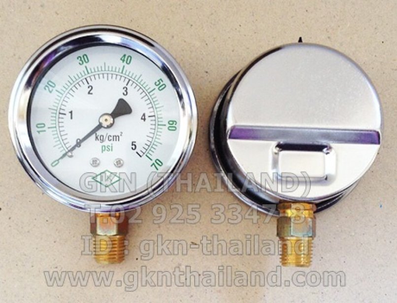 IK PRESSURE GAUGE 0-5 KG/CM2 & 0-70 PSI